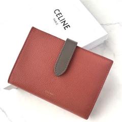 CELINE セリーヌ イタリア製 ストラップ ウォレット 二つ折り