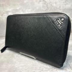 PRADA プラダ ラウンドファスナー オーガナイザー サフィアーノ 美品！ PRADA - 【新品】◇プラダ◇サフィアーノレザー