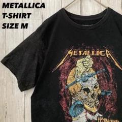ロックバンドTシャツ古着　METALLICA メタリカプリントTシャツ　 M 黒