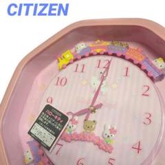 【未使用品】CITIZEN　ハローキティ　掛け時計　M766 からくり時計 ほぼ未使用品】CITIZEN ハローキティ 掛け時計 M766 からくり