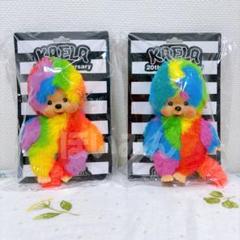 カエチッチ カラフルレインボー キーチェーン 2つセット - メルカリ