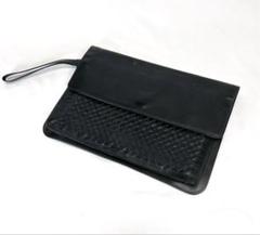 ボッテガヴェネタ　クラッチバッグ　セカンドバッグ　ブラック　レザー