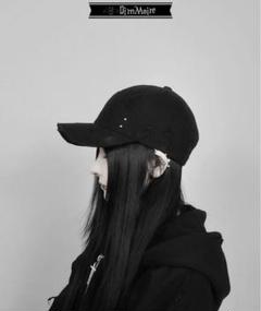最終値下げ 新品未使用 dimmoire ディムモアール ロゴ刺繍ダメージCAP DimMoire ディムモアール ダメージ刺繍 ロゴ キャップ REFLEM