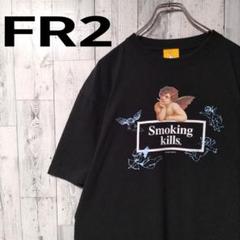 q44【人気Lサイズ】FR2♧天使　センター ビックロゴ　Ｔシャツ　最高デザイン