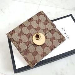 良品 グッチ 折り財布 キャンバス エクリプス ベージュ ピンク GG 希少 良品 グッチ 折り財布 キャンバス エクリプス ベージュ ピンク