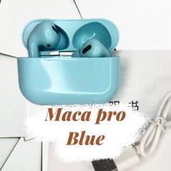 MaCa pro22 ワイヤレスイヤホン Bluetooth 最新型 ブルー_