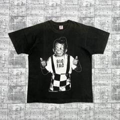 90s OLDGHOSTS オールドゴースト BIGFAG T USA製 L Made in USA!!1990s Old ghost design skate print T-shirt
