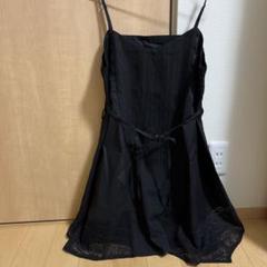 本日まで⭐︎tal by yumi. 紐付き異素材キャミ　ブラック　L