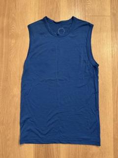 サイズS 山と道 メリノウール ノースリーブカットソー ダークネイビー 山と道 / 100% Light Merino Sleeveless - SALT
