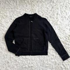 COMME CA ISM コムサイズム ジップアップブルゾン スウェット