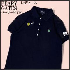 PEARLY GATES パーリーゲイツ 半袖 ポロシャツ ゴルフ 1 ネイビー