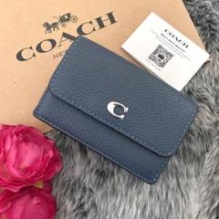 2025年最新】COACH カラー：ブルー系 三つ折り財布の人気