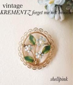 us ヴィンテージブローチ お花 ビジュー Krementz B4657 us ヴィンテージブローチ お花 ビジュー Krementz B4657の通販