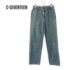 C17　ストレートデニム　ほぼ未使用品　C-seventeen　ワイドパンツ