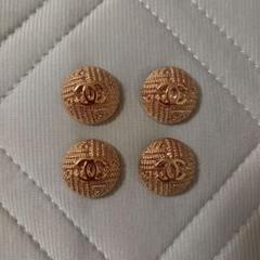 匿名配送】CHANEL ゴールドボタン 4個セット - メルカリ