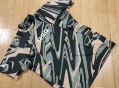 ラッセルノカモフラ柄 モックネックシャツ　サイズ5 RUSSELUNO - LOGO CAMO LONG FIT S/S MOCKNECK / カモフラージュ