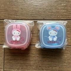 サンリオ　キティ　ミニタッパー　小物ケース　レトロ　減少品　レア サンリオ キティ ミニタッパー 小物ケース レトロ 減少品 レア