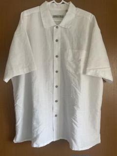 white rayon shirt 80’s〜 vintage