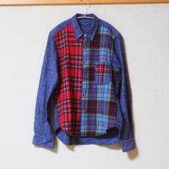 COMME des GARCONS 切替デニムシャツ COMME des GARCONS(コムデギャルソン) 製品洗い加工デニムシャツ