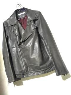 新品 未使用】 MUZE♦︎ ライダースジャケット グレー /チェック