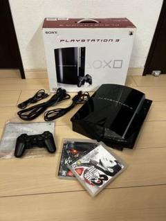美品【動作確認済】SONY PS3 CECHL00 80GB ソフト2本