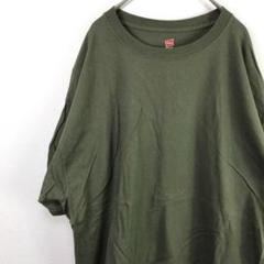 USA古着 ヘインズ hanes Tシャツ カーキ