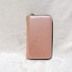 ◆iPhone SE3 SE2 8 7 ケース カバー 手帳型 ローズゴールド