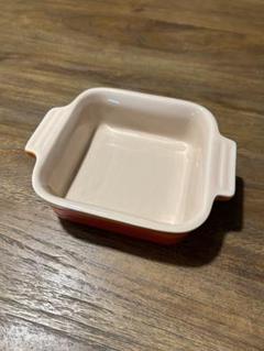 【廃盤】ル・クルーゼ LE CREUSET スクエアディッシュ 白 ２つ 廃盤】ル・クルーゼ LE CREUSET スクエアディッシュ 白 2つ