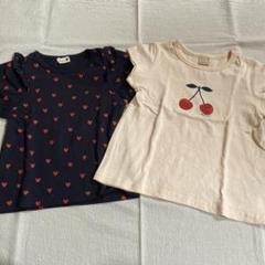 【美品】Tシャツ　2枚セット　プティマイン　ブランシェス　100サイズ