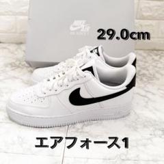 【新品未使用】29cm NIKEナイキ エアフォース1 ホワイト/ブラック箱有のサムネイル