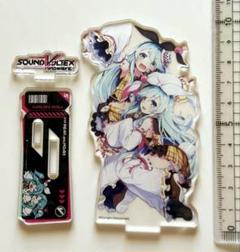 SOUND VOLTEX ニアノア アクリルスタンド+epass SOUNDVOLTEX ニア&ノア アクリルスタンド アクスタ ボルテ