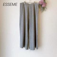 312 【 ESSEME 】 ニットパンツ ＬＬサイズ グレー ズボンのサムネイル