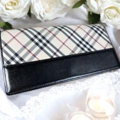 ✨️訳アリ✨️るいびとん様専用バーバリー 長財布 がま口 ノバ