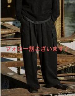 LIDNM（リドム）の「LINEN WOOL FATIGUE PANTS（カーゴパンツ