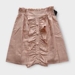 【新品タグ付き】ウィルセレクション フリルAラインスカート ピンク ラブリー S