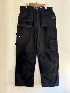 希少 古着 黒 カーゴパンツ 複数ポケット ギミックパンツ