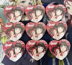 ラブライブ！サンシャイン　東京駅一番街　ハート型缶バッジ9点　黑澤ダイヤ