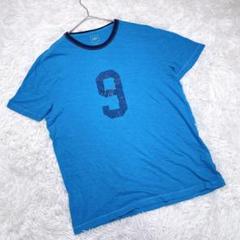 GAP【M】Tシャツ　トップス　ブルー　メンズ　薄手