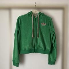 adidas ベロア パーカー 緑 adidas ベロア パーカー 緑