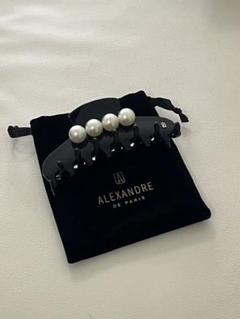 激レア！超美品　ALEXANDRE アレク　パールチューシャ カチューシャ パール Alexandre de Paris(アレクサンドルドゥ