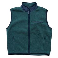 90s'  j.crew  ジェイクルーナイロンベスト ブラックフリース　XL 2025年最新】J.Crew メンズ ベストの人気アイテム - メルカリ