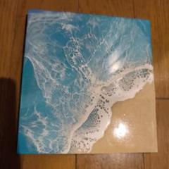 海の波と砂浜のキャンバスアート