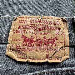 希少【90s】Levi's 501 USA製 先染めブラック W34 L30