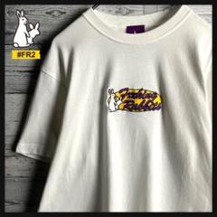 【即完売モデル】 FR2☆ センター刺繍ロゴ入り 色情兎 Tシャツ