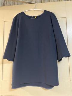美品　21/SS コルピエロ×ミューズ　デコルテブラウス　洗える　ゆったり 美品 21/SS コルピエロ×ミューズ デコルテブラウス 洗える