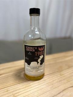 空き瓶　イチローズチョイス シングルグレーン川崎1981 空き瓶 イチローズチョイス シングルグレーン川崎1981 - メルカリ