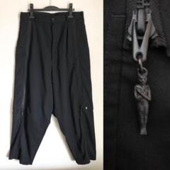 【美品 定価8万】ヨウジオム Gothic ファスナー ギャバパンツ yohji