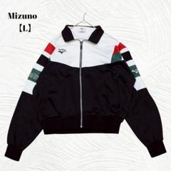Mizuno　ミズノ【L】ランバードジャージ　フルジップタイプ　ブラック