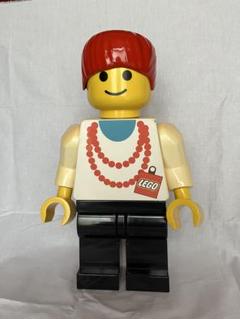 LEGO レゴ ジャンボフィグ 赤毛 女の子 ネックレス 非売品 店舗