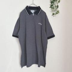 【キャロウェイ 】ゴルフウェア ポロシャツ LL ハーフジップ　メンズ